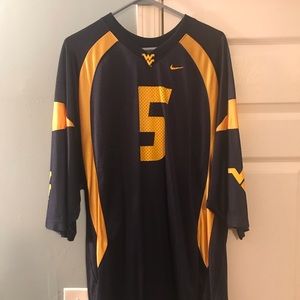 Nike Men’s WVU Football Jersey size XL